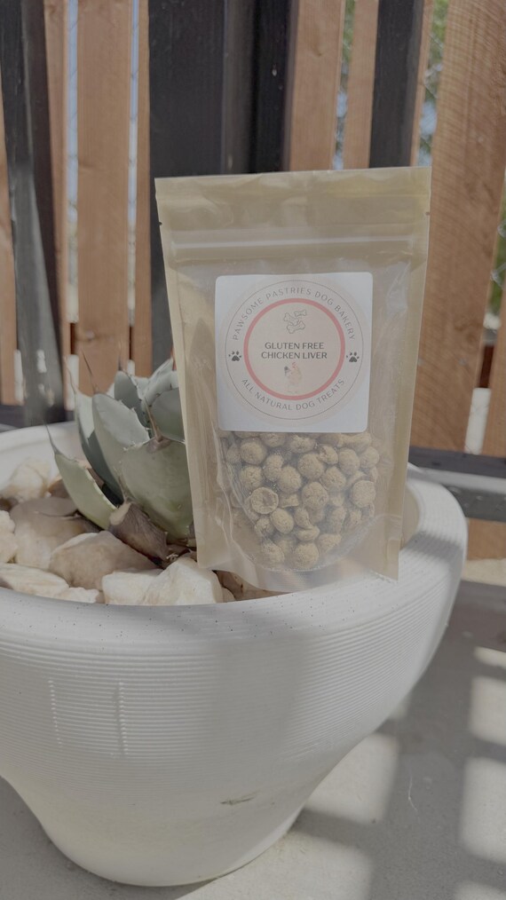 Gluten Free Chicken Liver Dog Treats