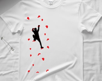 Climber Tee, Sports Climbing Fans Shirt, Climbing Climb Lovers T-Shirt