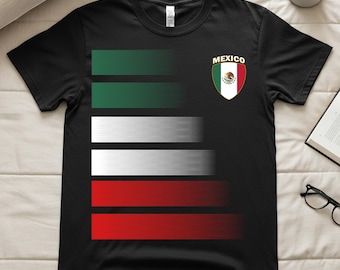Soccer 2026 Mexico T-Shirt, Mexican Flag Soccer Tee, Soccer Player Sports Lovers Shirt