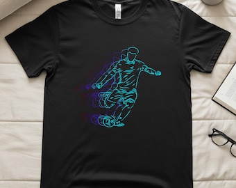 Soccer Player Shirt, Soccer Fans Sports Lovers Tee, Soccer Boys Men T-Shirt