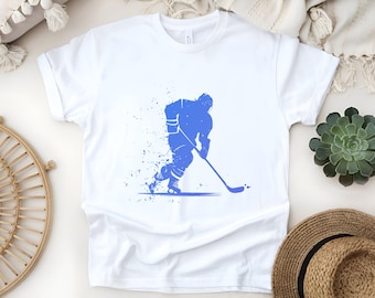 Maillot Des Amateurs De Hockey Sur Glace Fans De L'équipe De France De Hockey T-shirt imprimé au dos Maillot Des Amateurs De Hockey Sur Glace Fans De L'équipe De France De Hockey T-shirt imprimé au dos