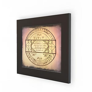 Wealth Talisman Print: Ancient Spiritual Home Blessing