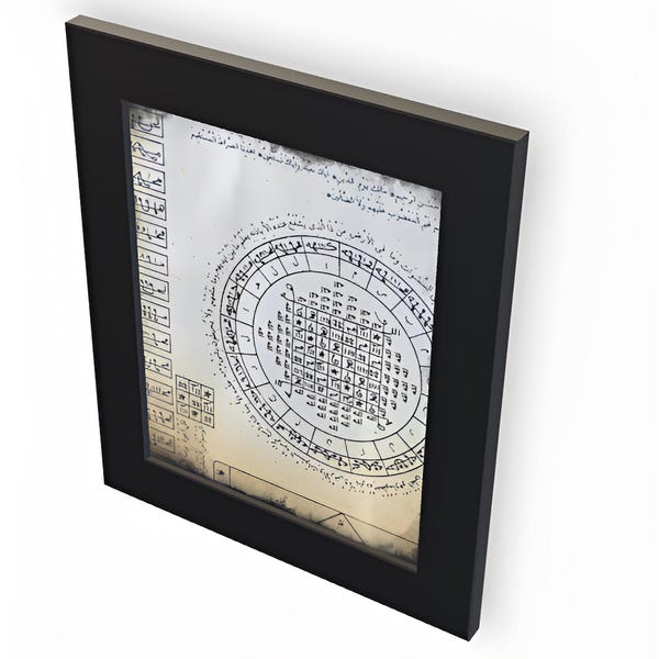 A talisman for protection against the dangers of visible and invisible beings. The activation ritual is included.