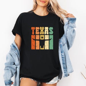 Retro Vintage Texas Shirt,Gift for Texan,Texas Graphic Tee, Texas Home State Tee, Western Country Shirt, Texas Cities Tee,Texas cowboy shirt