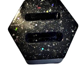 Epoxy Resin Ring Display Holder - Heart, Round, Square, Hex