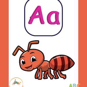 jumbo flashcards, Alphabet flashcards