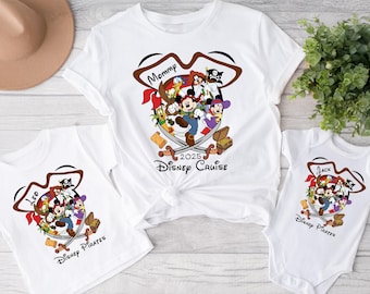 Disney Pirates Cruise Shirt, Benutzerdefinierte Familien Piraten Nacht T-Shirt