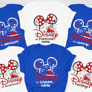 Benutzerdefinierte Mickey Cruise Shirt, Disney Cruise Shirts 2025, Disney Cruise Family Shirt, Cruise Group T-Shirts, Disney Treasure, passendes Cruise Shirt