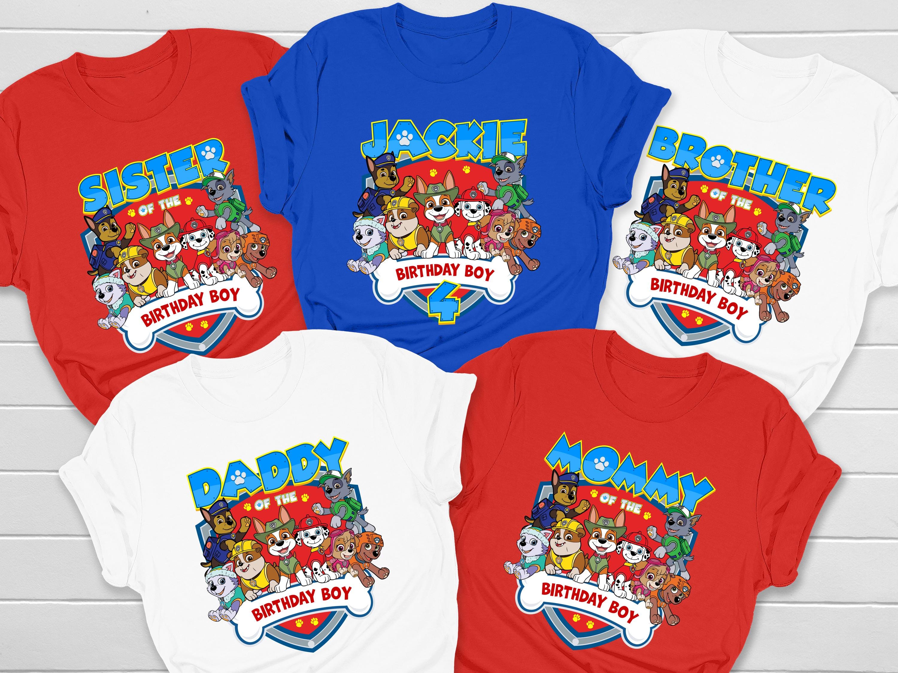 Paw Patrol Personalised T Shirt UK