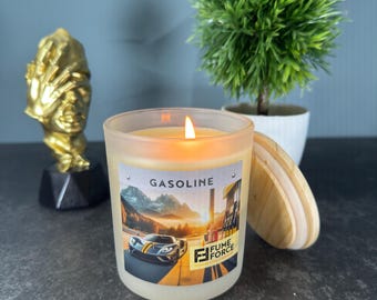 Benzinduft-ähnliche Duftkerze Unisex – Geschenk für Autofans & Schrauber – und Vatertag Gasoline Kerze – Fumeforce