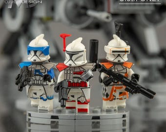 Set aus benutzerdefinierten kamas und Schulterteilen für LEGO Star Wars Minifigur Clone ARC trooper nur Kleidung