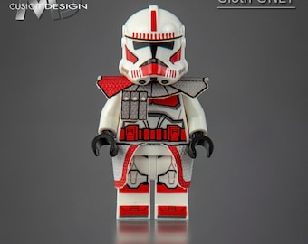 Custom Kama und Schulterteile für LEGO Star Wars Minifigur Clone ARC Schocktrooper Coruscant Guard ""Border"" Tuch nur."
