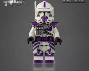 Custom Kama und Schulterplatte für LEGO Star Wars Minifigur Clone ARC Trooper 187th Legion "3-V" nur Tuch