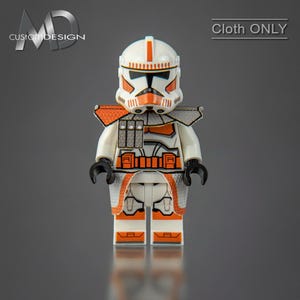 Custom kama and pauldron for LEGO Star Wars minifigure clone ARC trooper 212th Attack Battalion &quot;border&quot; cloth only