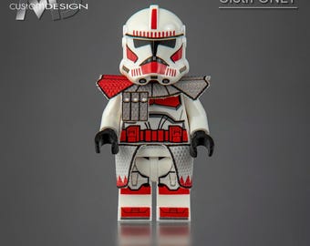 Custom Kama und Schulterplatte für LEGO Star Wars Minifigur Clone ARC Schocktrooper Coruscant Guard ""Dreieckstuch"" nur
