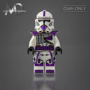 Custom kama and pauldron for LEGO Star Wars minifigure clone ARC trooper 187th Legion &quot;diamond&quot; cloth only