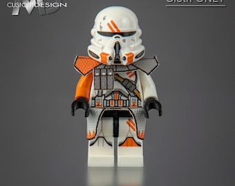 Custom Kama und Schulterplatte für LEGO Star Wars Minifigur Clone 212th Attack Battalion ""Dreieck"" nur Tuch."