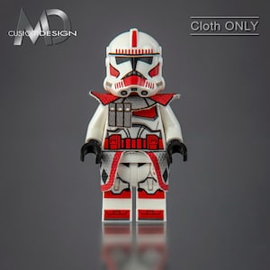 Custom kama and pauldron for LEGO Star Wars minifigure clone ARC shock trooper Coruscant Guard &quot;diamond&quot; cloth only