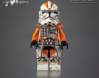 Custom Kama und Schulterplatte für LEGO Star Wars Minifigur Clone Trooper Kommandant 212th Attack Battalion "1-V"