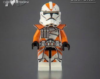 Custom Kama und Schulterplatte für LEGO Star Wars Minifigur Clone ARC Trooper 212th Attack Battalion "3-V" nur Tuch