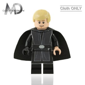 Custom jedi robe tunic and cape for LEGO Star Wars minifigure Jedi Knight Master Luke Skywalker cloth only
