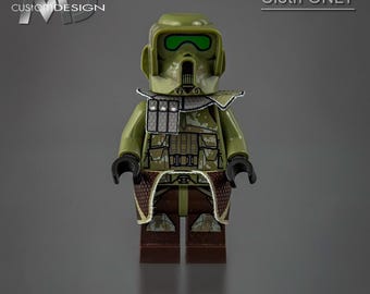 Custom Kama und Schulterplatte für LEGO Star Wars Minifigur Clone Trooper Kommandant 41 Elite Corps ""1-V"" nur mit Kleidung