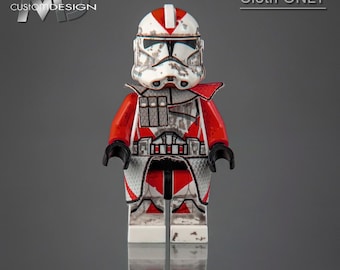 Custom Kama und Schulterplatte für LEGO Star Wars Minifigur Klon Kommandant Coruscant Guard Coruscant Guard 1V-Tuch