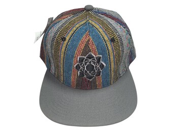 Snapback Flat-Brim Hat - Spiral De Ocho - One Of A Kind