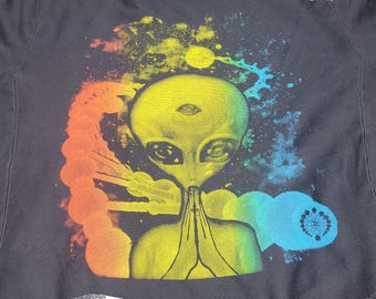Pullover Hoodie (Heavyweight) - DNAlien - Size XL (Men)