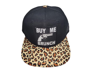 Snapback Flat-Brim Hat - Buy Me Brunch