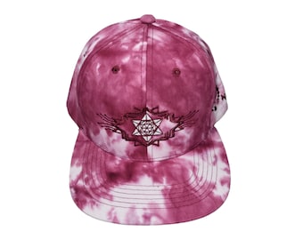 Snapback Flat-Brim Hat - Tron Tetrahedron - One Of A Kind