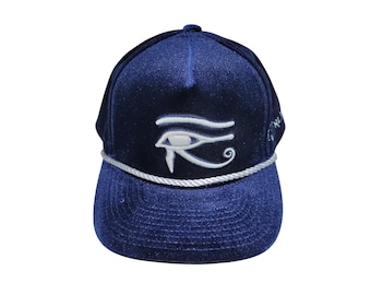 Snapback Bent-Brim Hat - 3D Eye of Horus - One Of A Kind