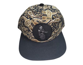 Snapback Flat-Brim Hat - Crow Logo