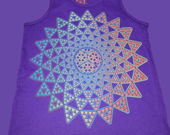 Men's Tank Top - Infinite Possibilities (on Purple)