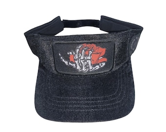 Strap-back Visor - Rose Hand