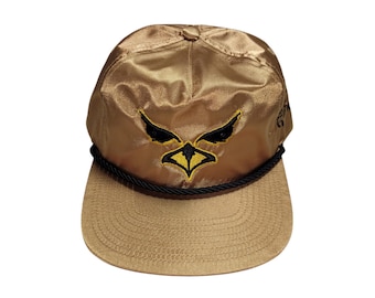 Snapback Flat-Brim Hat - Owl Eyes - One Of A Kind