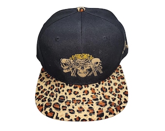 Snapback Flat-Brim Hat - No Evil - One Of A Kind