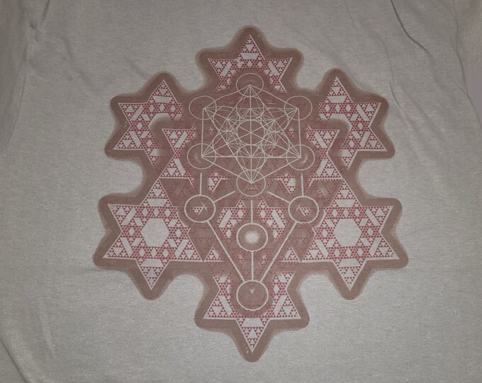 T-Shirt - Merkaba Fractal (on Tan)