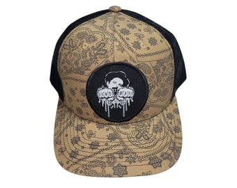 Snapback Bent-Brim Hat - Pigpen Easy Wind