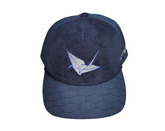 Snapback Bent-Brim Hat - Crane (One-of-a-kind)