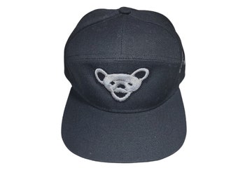 Snapback Flat-Brim Hat - Jerry Bear - One Of A Kind