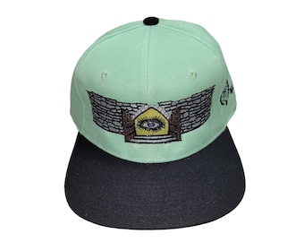 Snapback Flat-Brim Hat - Doors Of Perception - One Of A Kind