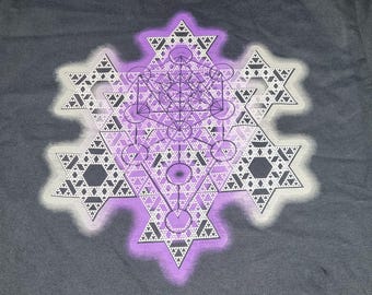 T-Shirt - Merkaba Fractal (on Black)