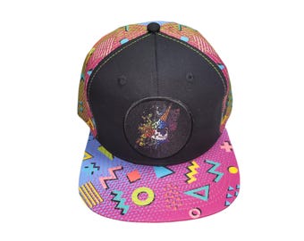 Gorra Snapback de visera plana - Calavera de helado