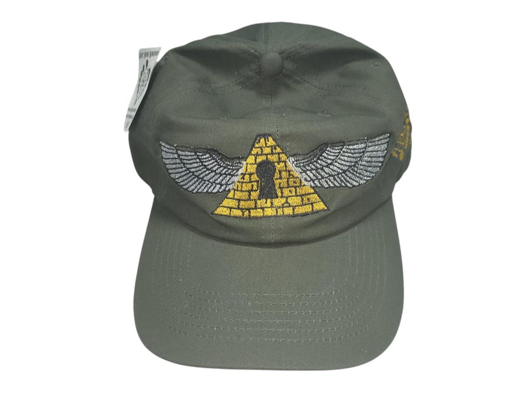 Strapback Dad Hat - Flying Pyramid - One of A Kind - Etsy