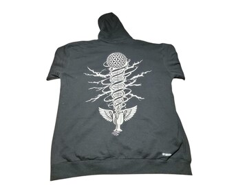 Zip-Up Hoodie (Fleece Lined) - Seal of Abundance - Size XXL (Men)