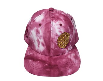 Snapback Flat-Brim Hat - Flower of Life - One Of A Kind