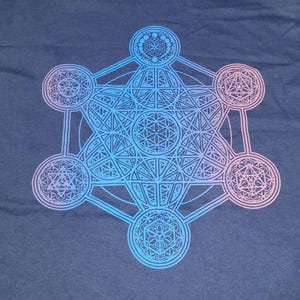 T-Shirt - Metatron&#39;s Elements (on Navy)