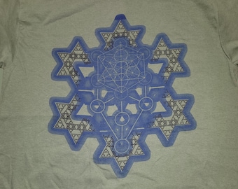 T-Shirt - Merkaba Fractal (on Army)