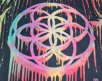 Pullover Hoodie (Lightweight) - Seed Of Creation - Size XL (Unisex)